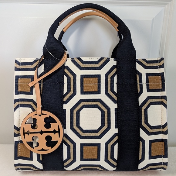 ella printed canvas tote